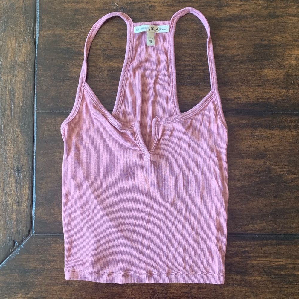 Express cropped tank top